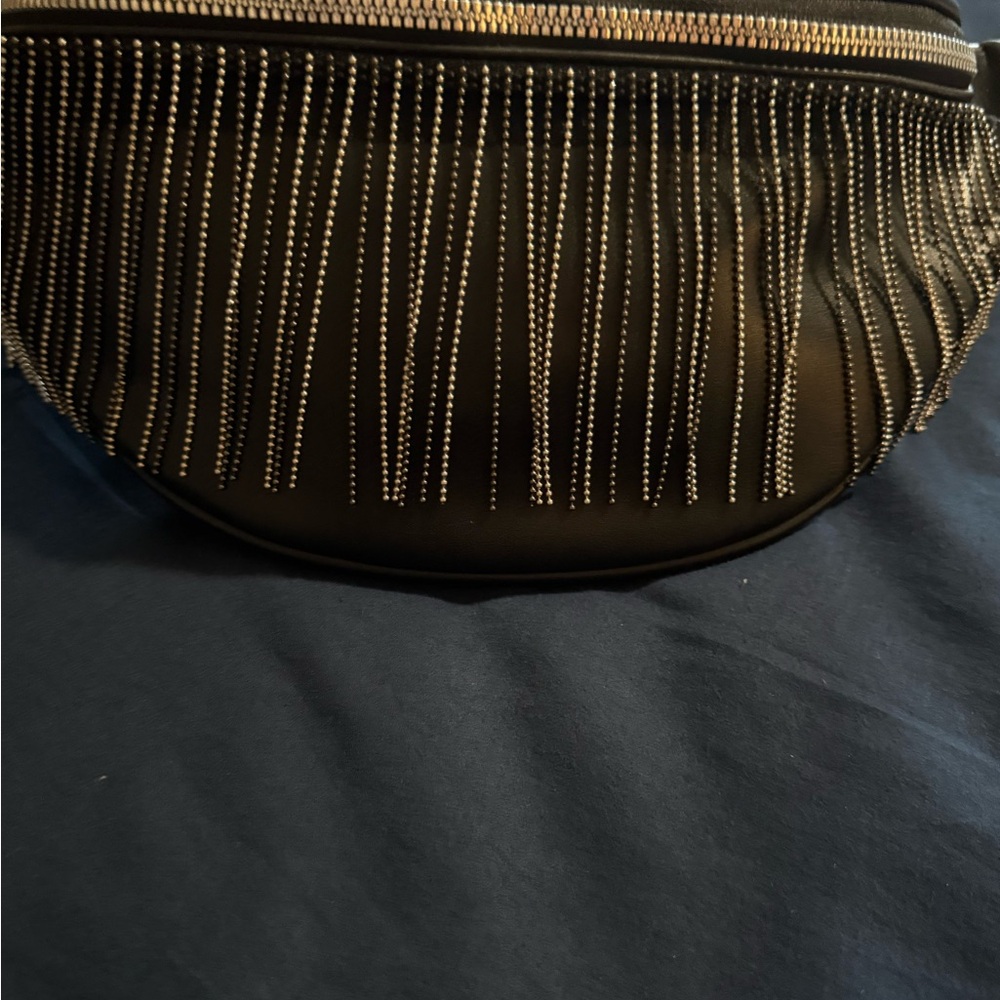 Forever 21 Black Fanny Bag with Silver Accents - Picture 7 of 7